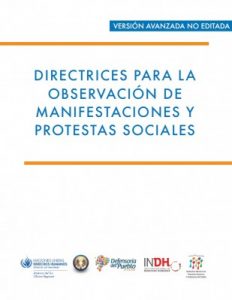 Lee más sobre el artículo Directrices para observación de manifestaciones y protestas sociales