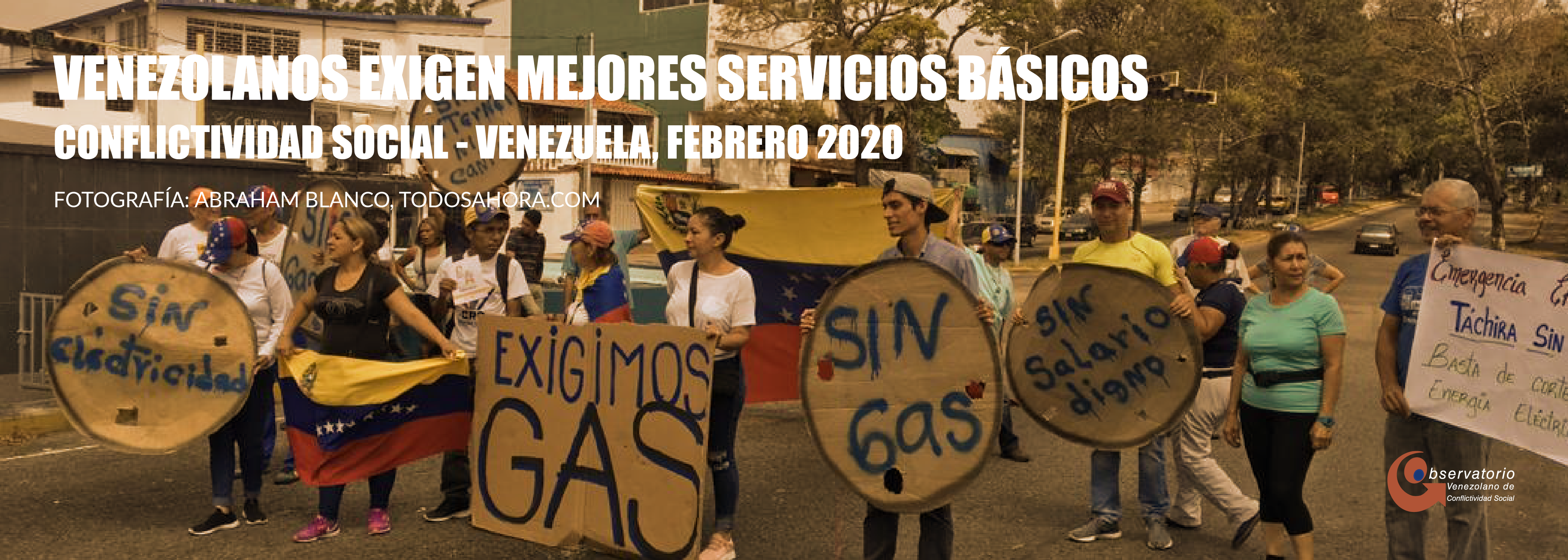 En este momento estás viendo Conflictividad social en Venezuela en febrero de 2020