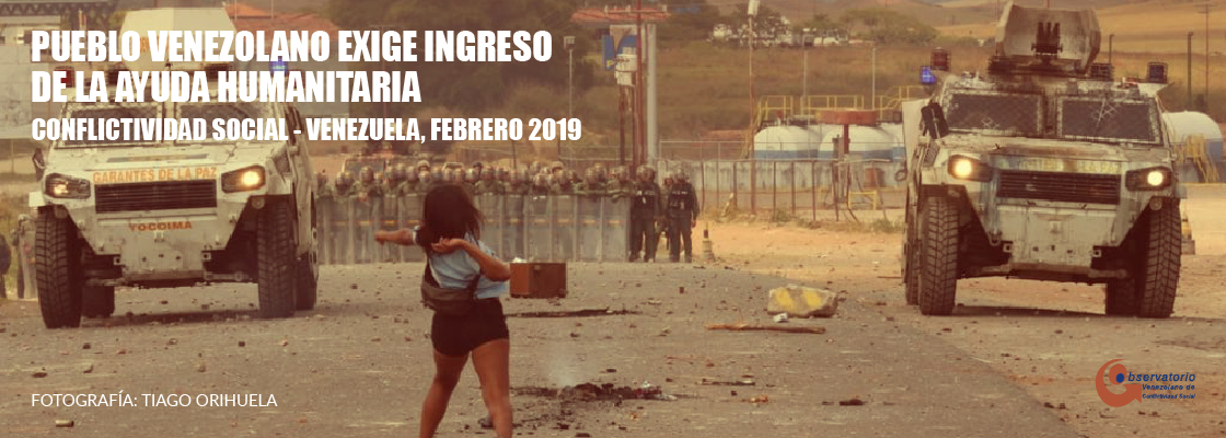 En este momento estás viendo Conflictividad social en Venezuela en febrero 2019