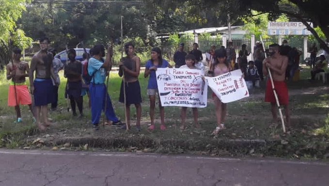 Indígenas Yanomami del municipio Alto Orinoco #Amazonas rechazan acciones del PSUV