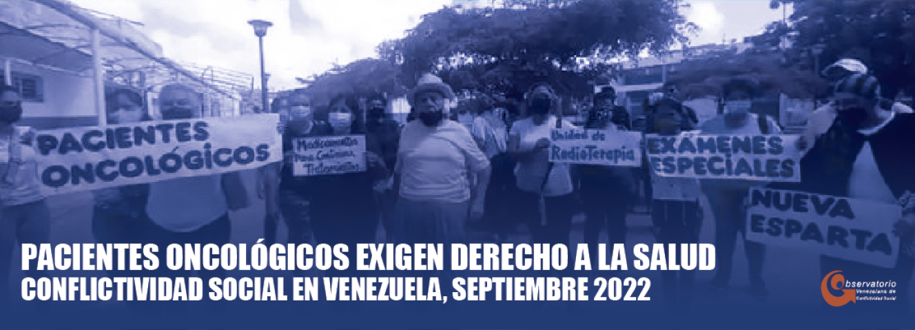 Conflictividad social en Venezuela en septiembre 2022