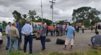 27.10.22 Vecinos exigen alimentos en Bolívar